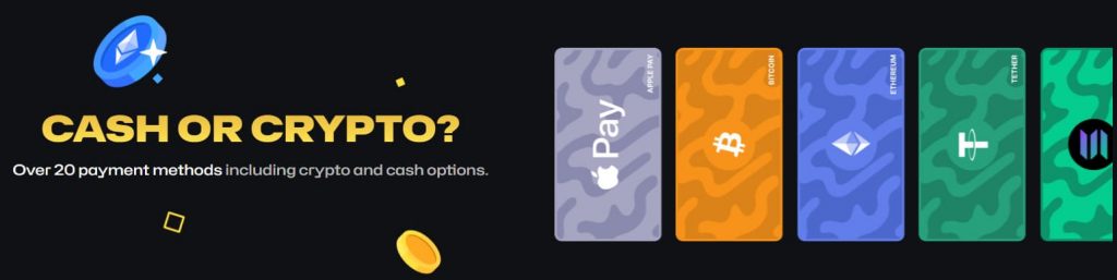 Visa and Mastercard payment options at Razed Casino